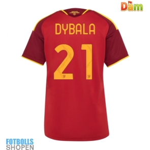 Billiga AS Roma Paulo Dybala #21 Hemmatröja Dam 2026-27 Kortärmad